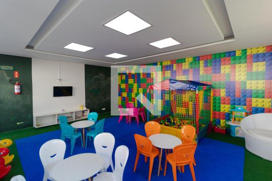 Área comum - Brinquedoteca de apartamento para alugar com 2 quartos, 43m² em Fundação da Casa Popular, Campinas