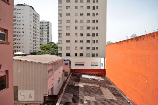 Vista de kitnet/studio para alugar com 1 quarto, 35m² em Consolação, São Paulo