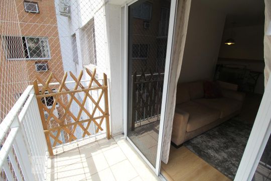 Varanda da Sala de apartamento para alugar com 2 quartos, 70m² em Centro, Rio de Janeiro