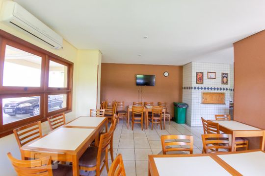 Área comum - Salão de festas de apartamento à venda com 2 quartos, 70m² em Partenon, Porto Alegre