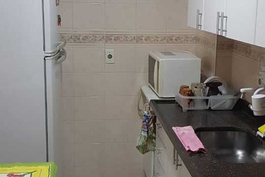 Cozinha de apartamento para alugar com 2 quartos, 55m² em Brás, São Paulo