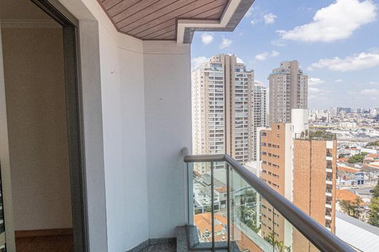 Varanda Sala de apartamento para alugar com 3 quartos, 101m² em Parque da Mooca, São Paulo