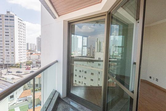 Varanda Sala de apartamento para alugar com 3 quartos, 101m² em Parque da Mooca, São Paulo