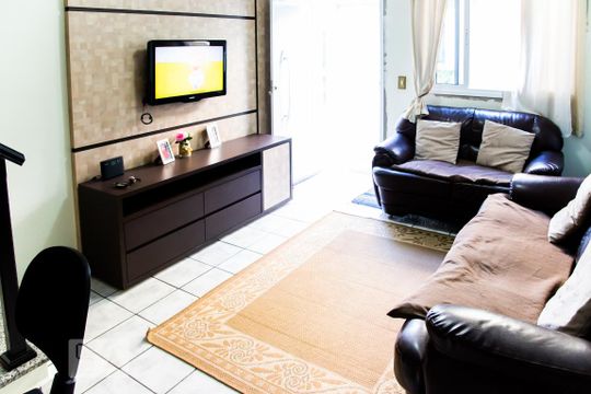 Sala de casa para alugar com 2 quartos, 65m² em Vila Bancária, São Paulo
