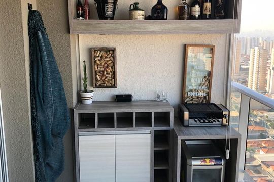 Sacada de kitnet/studio para alugar com 1 quarto, 35m² em Vila Gomes Cardim, São Paulo