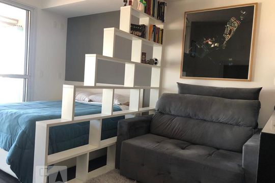 Sala de kitnet/studio para alugar com 1 quarto, 35m² em Vila Gomes Cardim, São Paulo