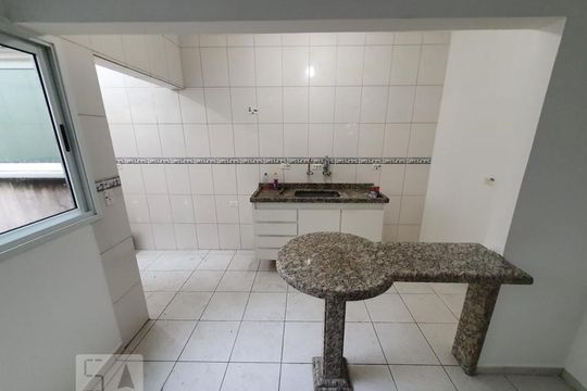 Cozinha de apartamento à venda com 2 quartos, 62m² em Vila Homero Thon, Santo André