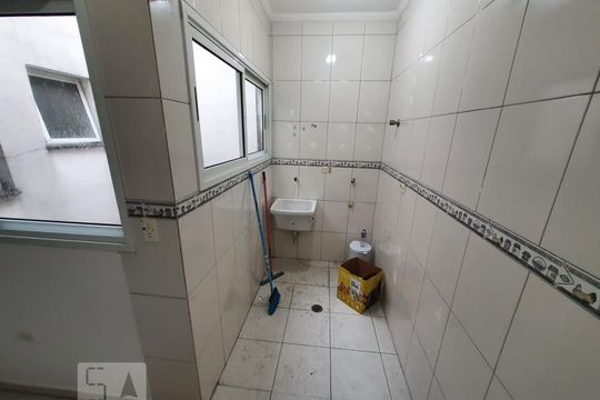 Área de Serviço de apartamento à venda com 2 quartos, 62m² em Vila Homero Thon, Santo André