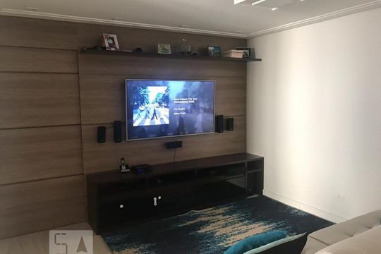 Sala de apartamento à venda com 4 quartos, 133m² em Rudge Ramos, São Bernardo do Campo