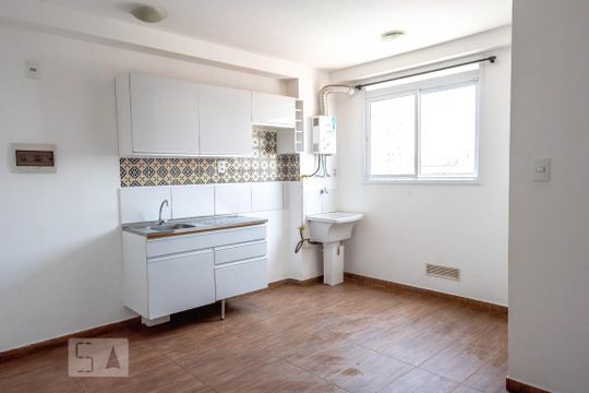 Cozinha de kitnet/studio à venda com 1 quarto, 30m² em Brás, São Paulo