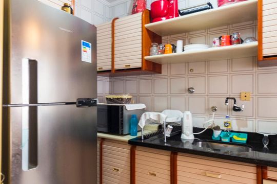 Cozinha de apartamento à venda com 2 quartos, 51m² em Vila da Saúde, São Paulo