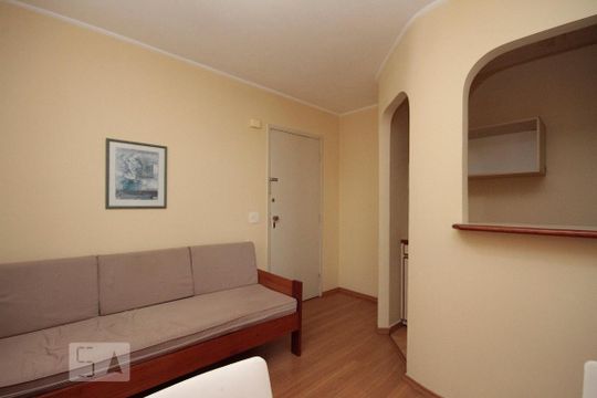Sala de apartamento à venda com 1 quarto, 31m² em Jardim Paulista, São Paulo