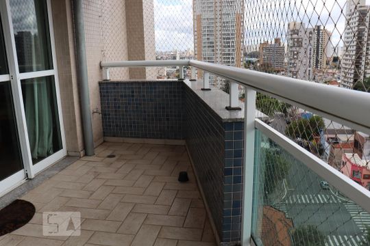 Varanda da Sala de apartamento para alugar com 3 quartos, 130m² em Ipiranga, São Paulo