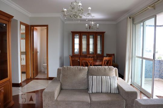 Sala de apartamento para alugar com 3 quartos, 130m² em Ipiranga, São Paulo