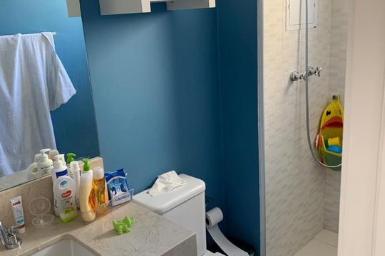 Banheiro Suíte 3 de apartamento para alugar com 3 quartos, 136m² em Chácara Inglesa, São Paulo