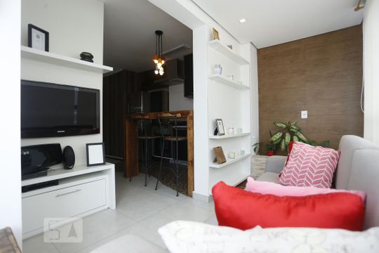 Sala de apartamento para alugar com 1 quarto, 36m² em Bela Vista, São Paulo