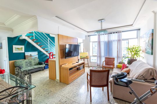 Sala de apartamento à venda com 6 quartos, 278m² em Icaraí, Niterói