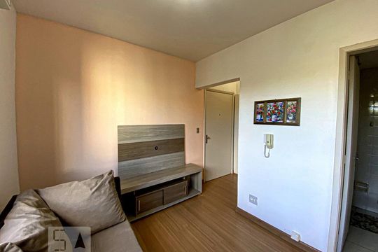 Detalhe Sala de apartamento à venda com 1 quarto, 49m² em Centro, São Leopoldo
