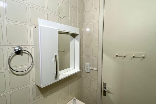 Banheiro de apartamento à venda com 1 quarto, 49m² em Centro, São Leopoldo