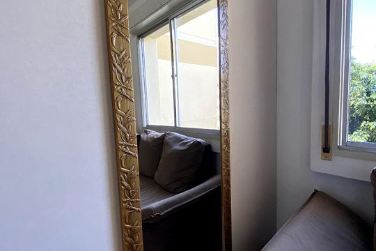 Detalhe Sala de apartamento à venda com 1 quarto, 49m² em Centro, São Leopoldo