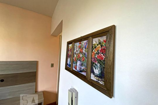 Detalhe Sala de apartamento à venda com 1 quarto, 49m² em Centro, São Leopoldo
