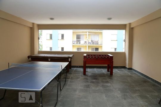 Salão de jogos de apartamento para alugar com 2 quartos, 60m² em Chácara Agrindus, Taboão da Serra