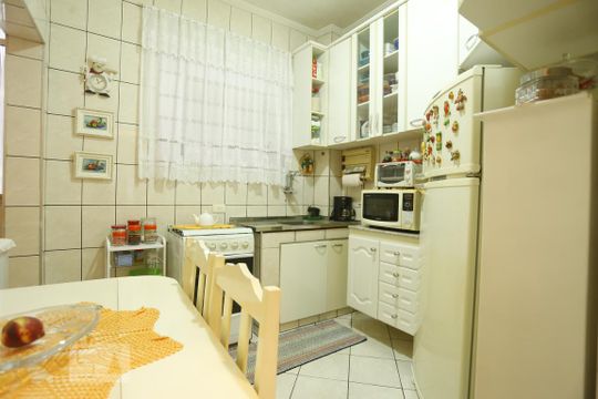Cozinha de apartamento à venda com 1 quarto, 61m² em República, São Paulo