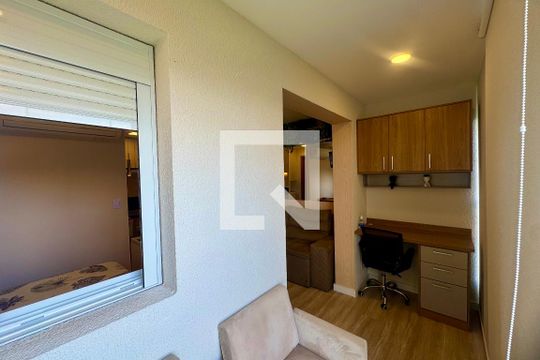 Varanda da Sala de kitnet/studio para alugar com 1 quarto, 31m² em Centro, Guarulhos