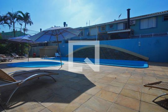 Área Comum - Piscina de casa de condomínio à venda com 3 quartos, 79m² em Humaitá, Porto Alegre