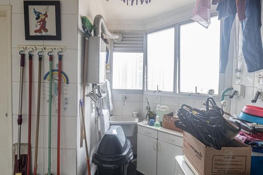 Área de Serviço de apartamento à venda com 3 quartos, 108m² em Chácara Santo Antônio (zona Leste), São Paulo