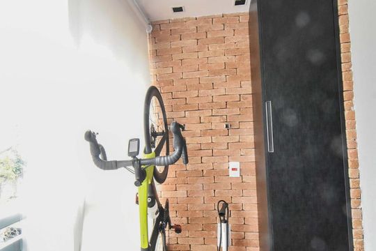 Varanda de apartamento à venda com 1 quarto, 56m² em Cidade Monções, São Paulo