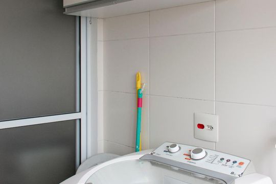 Área de serviço de apartamento à venda com 2 quartos, 59m² em Barra Funda, São Paulo