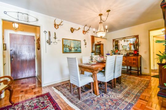 Sala de apartamento para alugar com 3 quartos, 155m² em Jardim Paulista, São Paulo