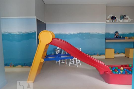 Área Comum - Brinquedoteca de apartamento para alugar com 2 quartos, 46m² em Usina Piratininga, São Paulo