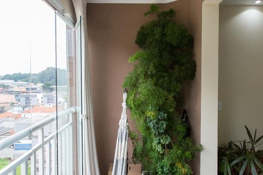 Varanda da Sala de apartamento à venda com 2 quartos, 122m² em Vila Carrão, São Paulo