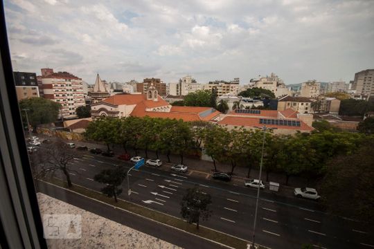 Vista da Sala de apartamento à venda com 2 quartos, 80m² em Cidade Baixa, Porto Alegre