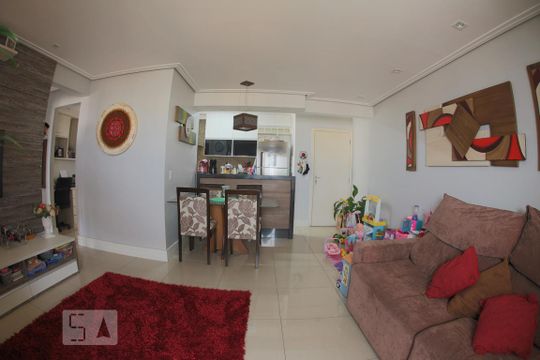 Sala de Estar + Sala de Jantar de apartamento à venda com 2 quartos, 72m² em Gopoúva, Guarulhos