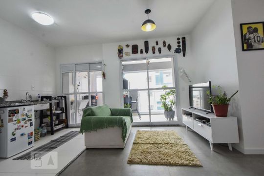 Sala de apartamento à venda com 2 quartos, 54m² em Chácara Santo Antônio (zona Sul), São Paulo