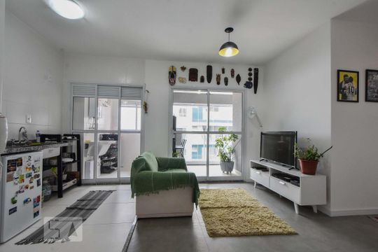 Sala de apartamento à venda com 2 quartos, 54m² em Chácara Santo Antônio (zona Sul), São Paulo