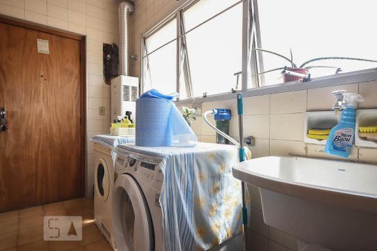 Área de Serviço de apartamento à venda com 4 quartos, 147m² em Jardim Ampliação, São Paulo