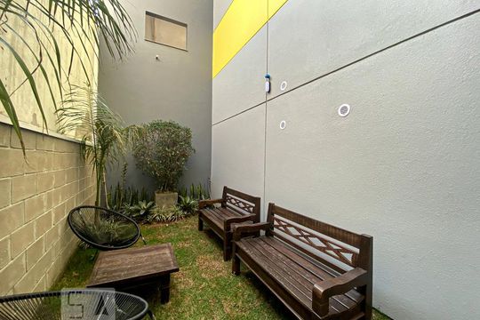 Jardim de kitnet/studio para alugar com 1 quarto, 24m² em Rio Branco, Novo Hamburgo