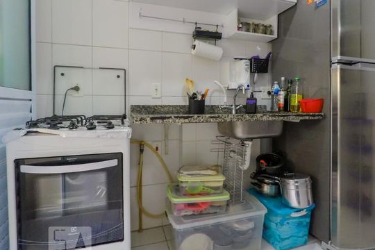 Cozinha de apartamento à venda com 2 quartos, 50m² em Jardim Maria Estela, São Paulo