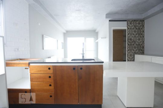 Cozinha de apartamento para alugar com 1 quarto, 89m² em Consolação, São Paulo