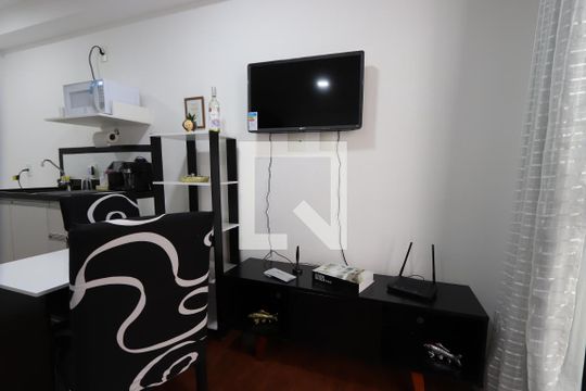 Studio - ambiente quarto de kitnet/studio para alugar com 1 quarto, 25m² em Centro Histórico de São Paulo, São Paulo