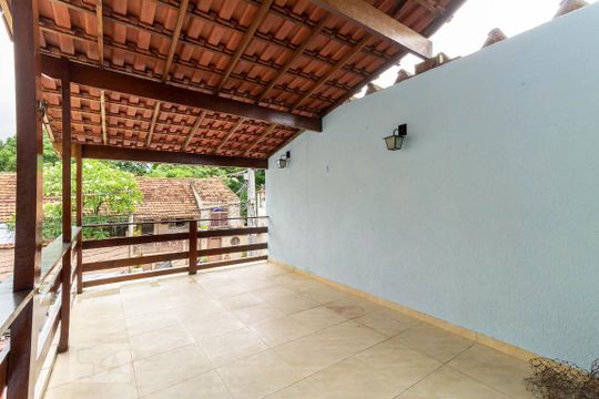 Varanda da Suíte 2 de casa à venda com 4 quartos, 150m² em Todos Os Santos, Rio de Janeiro