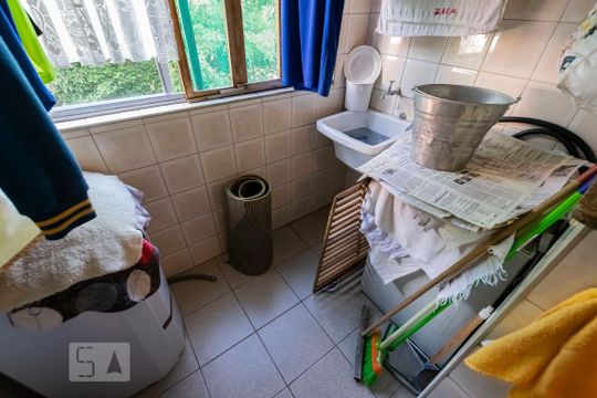 Área de serviço de apartamento à venda com 3 quartos, 87m² em Jardim Patente, São Paulo