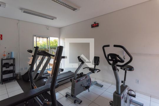Área comum - Academia de apartamento para alugar com 2 quartos, 64m² em Vila Satúrnia, Campinas