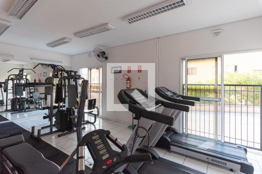 Área comum - Academia de apartamento para alugar com 2 quartos, 64m² em Vila Satúrnia, Campinas