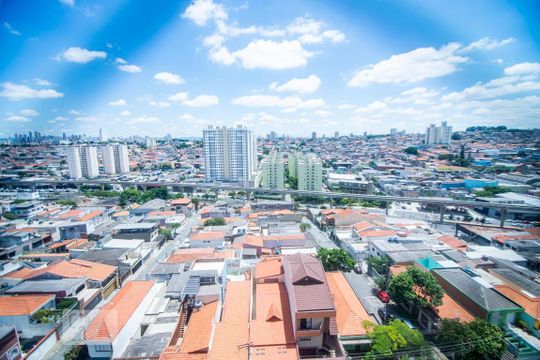 Vista de apartamento à venda com 3 quartos, 96m² em Jardim Teresa, São Paulo