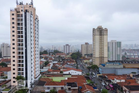 Vista da Sala de apartamento à venda com 2 quartos, 99m² em Vila Moinho Velho, São Paulo